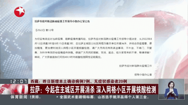 2022年8月15日西藏新增确诊病例情况