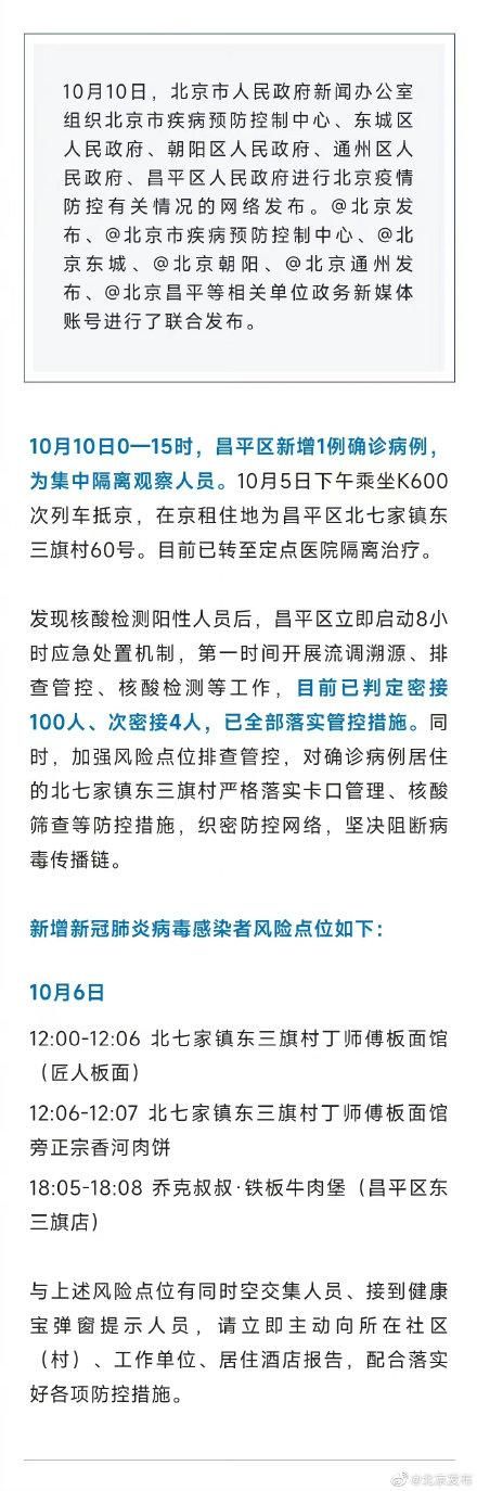 2022年5月22日昌平区新增确诊病例情况