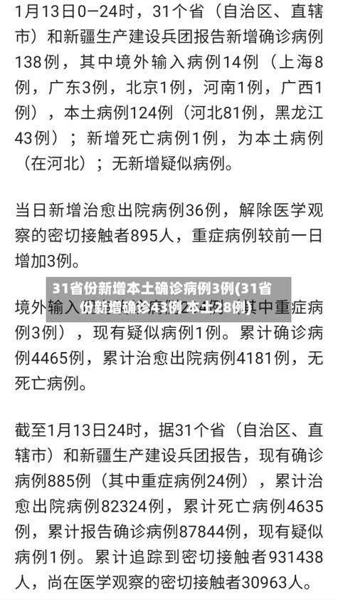 31省区市新增13例本土确诊，武穴疫情最新消息